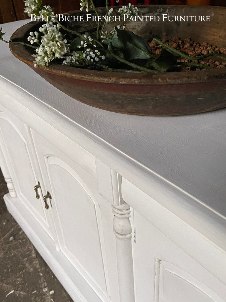 Colonial Style Four Door Mahogany Dresser Base