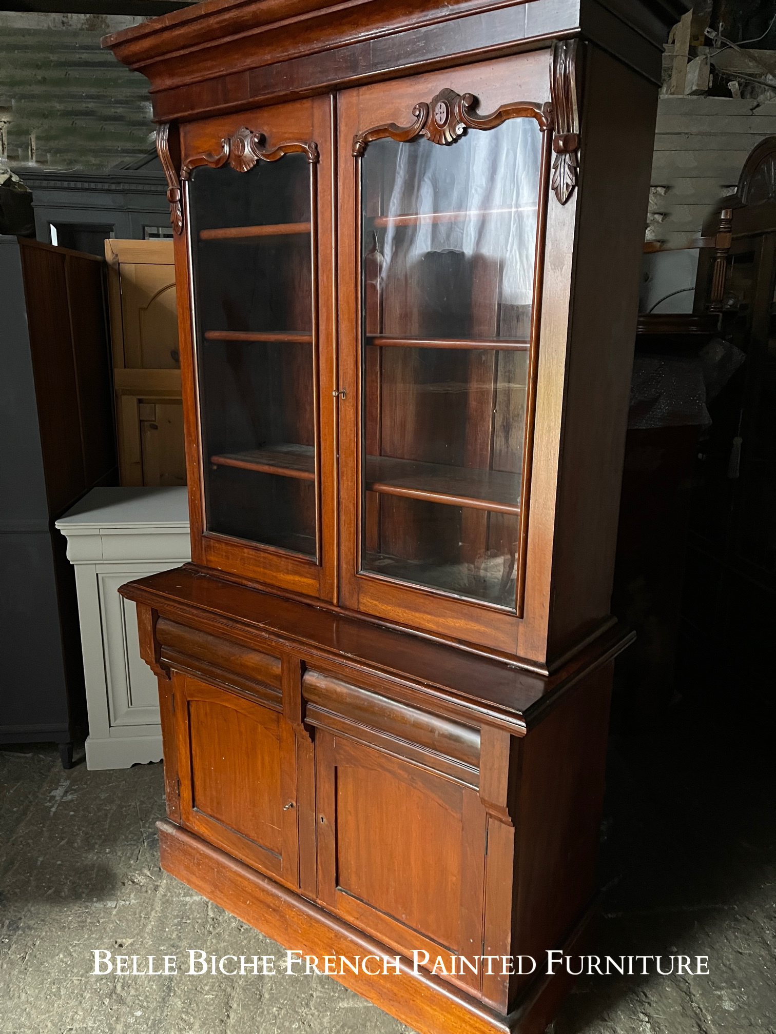 Mahogany Glazed Dresser