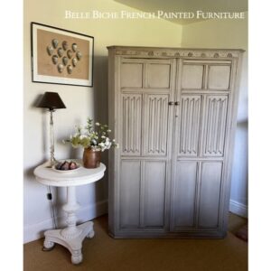 Jacobean Revival Antique Edwardian Oak Wardrobe