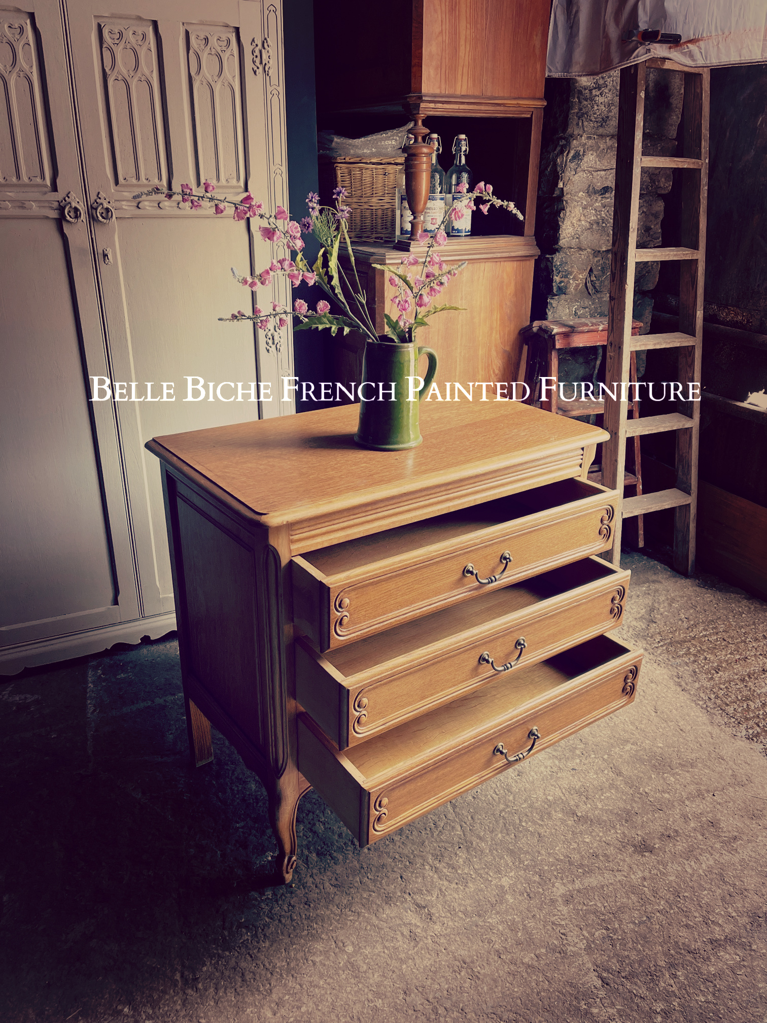 French Oak Commode