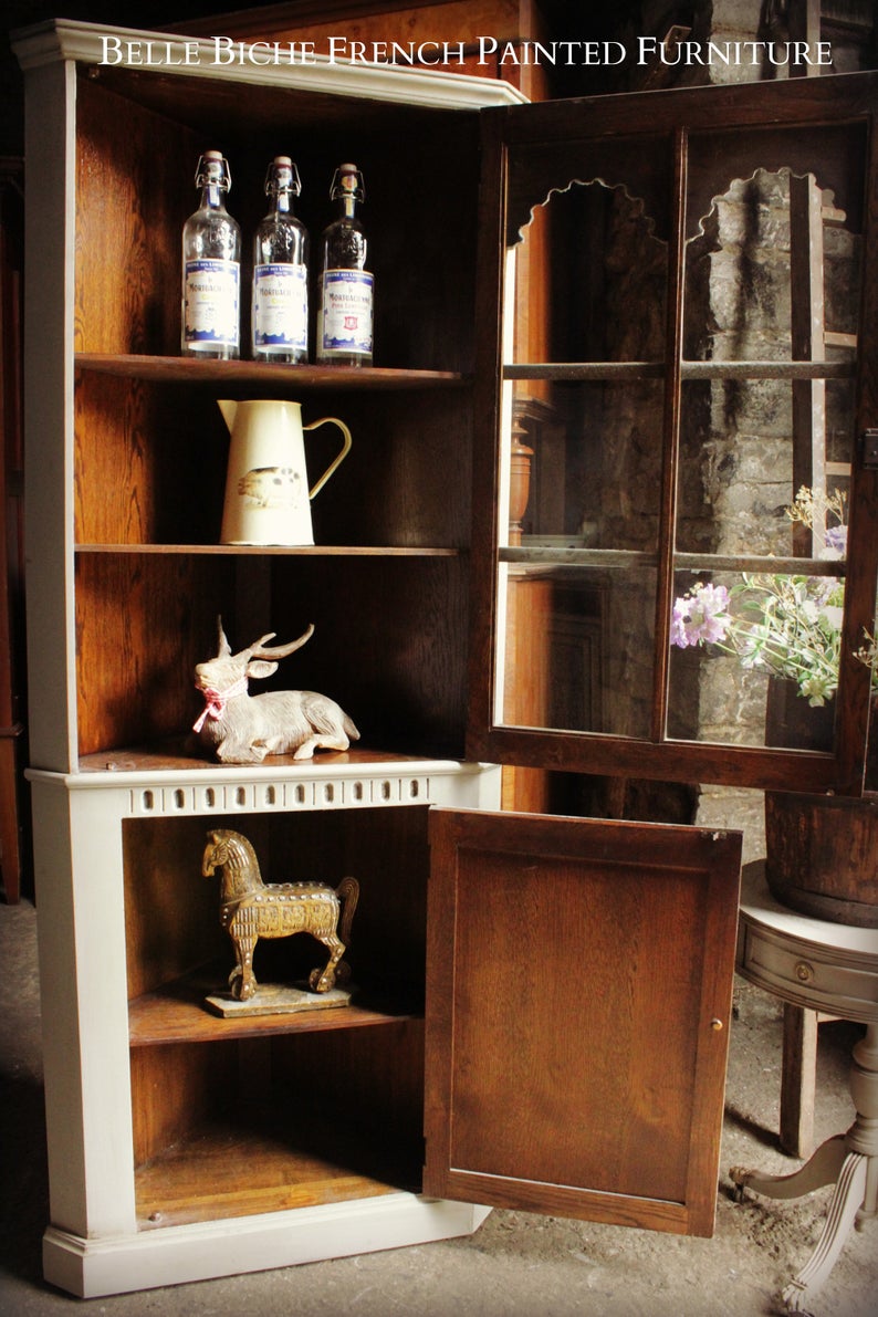 Jacobean Style Corner Cabinet