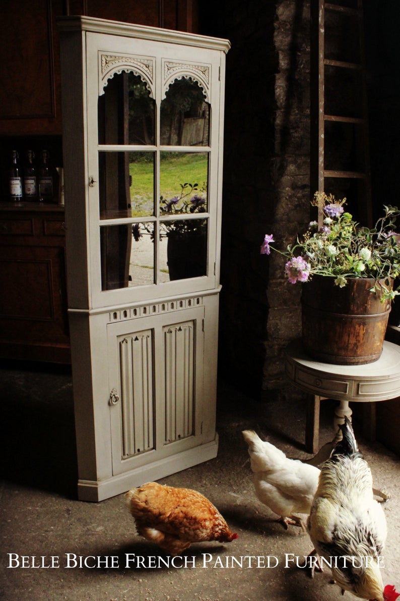 Jacobean Style Corner Cabinet