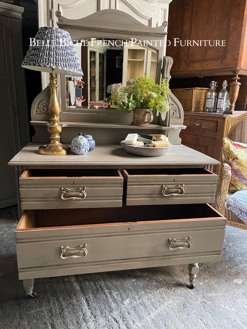 Edwardian Mirrored Dressing Table