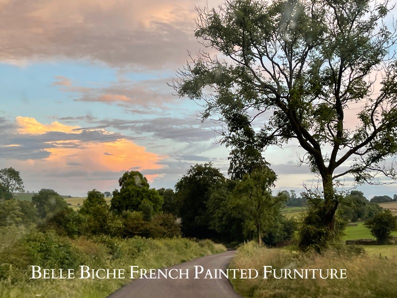 Gustavian Style Demi Lune Side Table