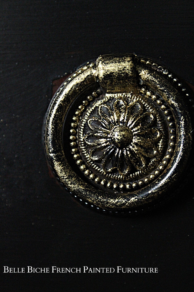 Parisian Noir Two Door Side Cabinet