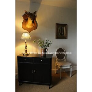 Parisian Noir Two Door Side Cabinet