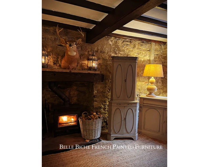 George III Style Corner Drinks Cabinet