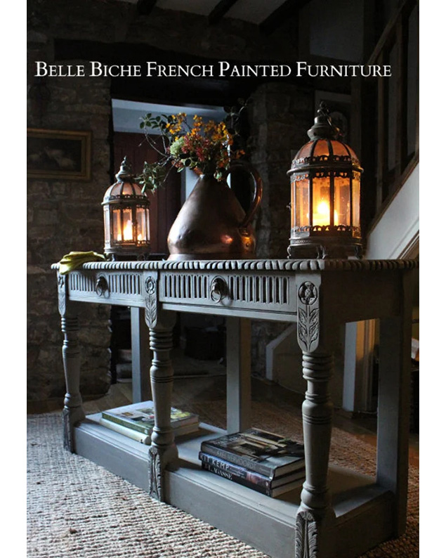 Antique Carved Oak Two Tier Table