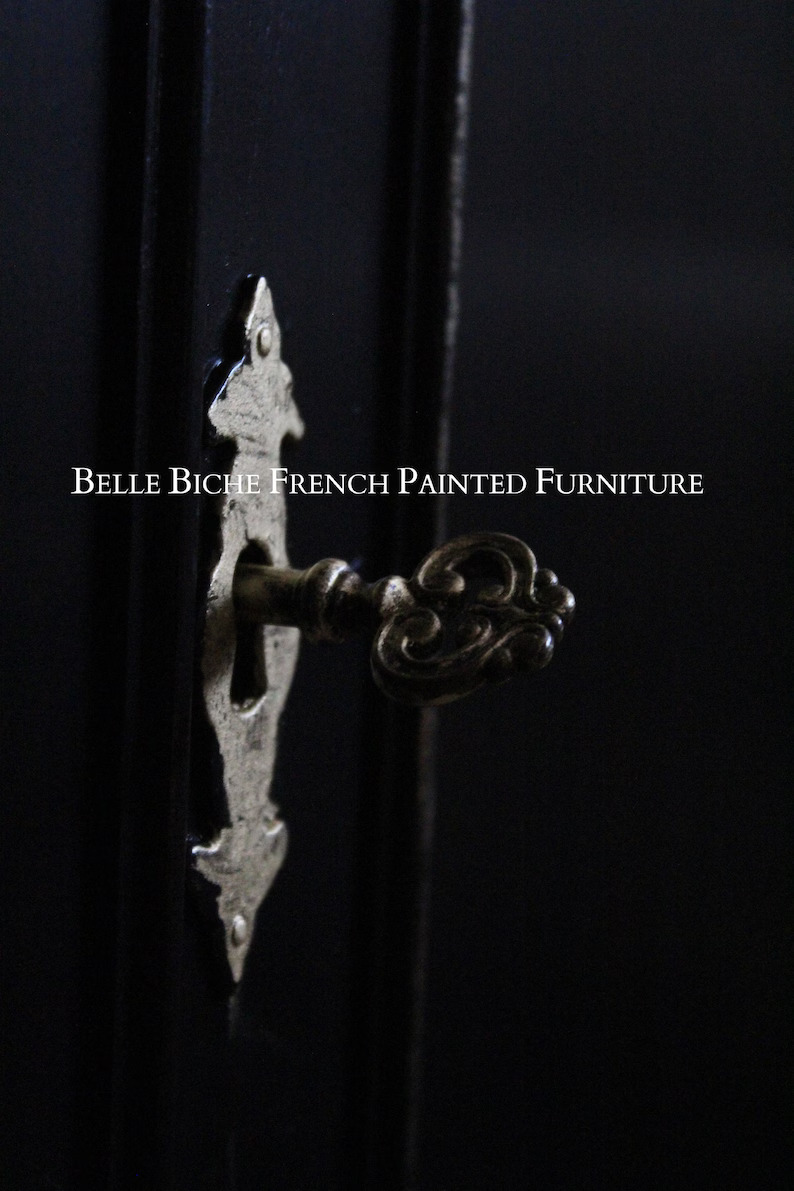 Bijou Parisian Noir - Boho 2-Door Side Cabinet