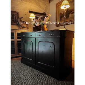 Parisian Noir Large Two Door Side Cabinet
