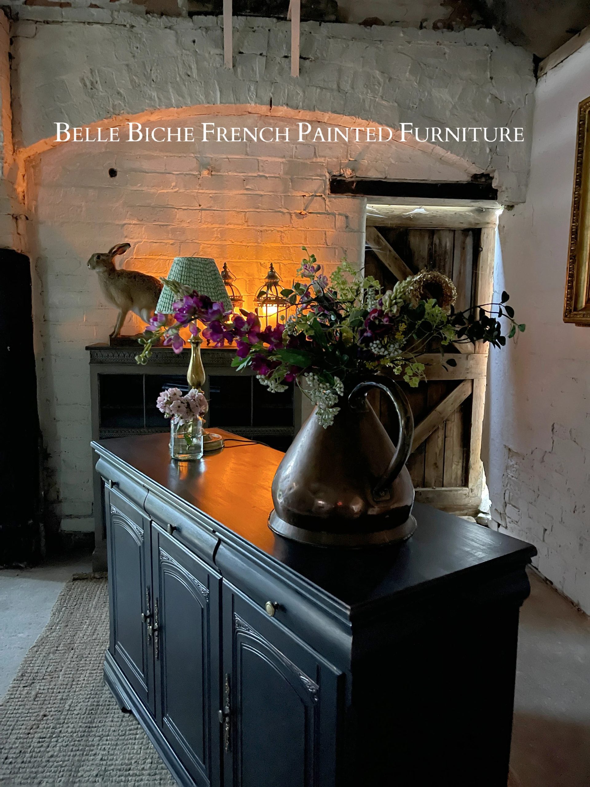 Parisian Noir Three Door Sideboard