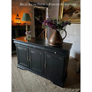 Parisian Noir Three Door Sideboard
