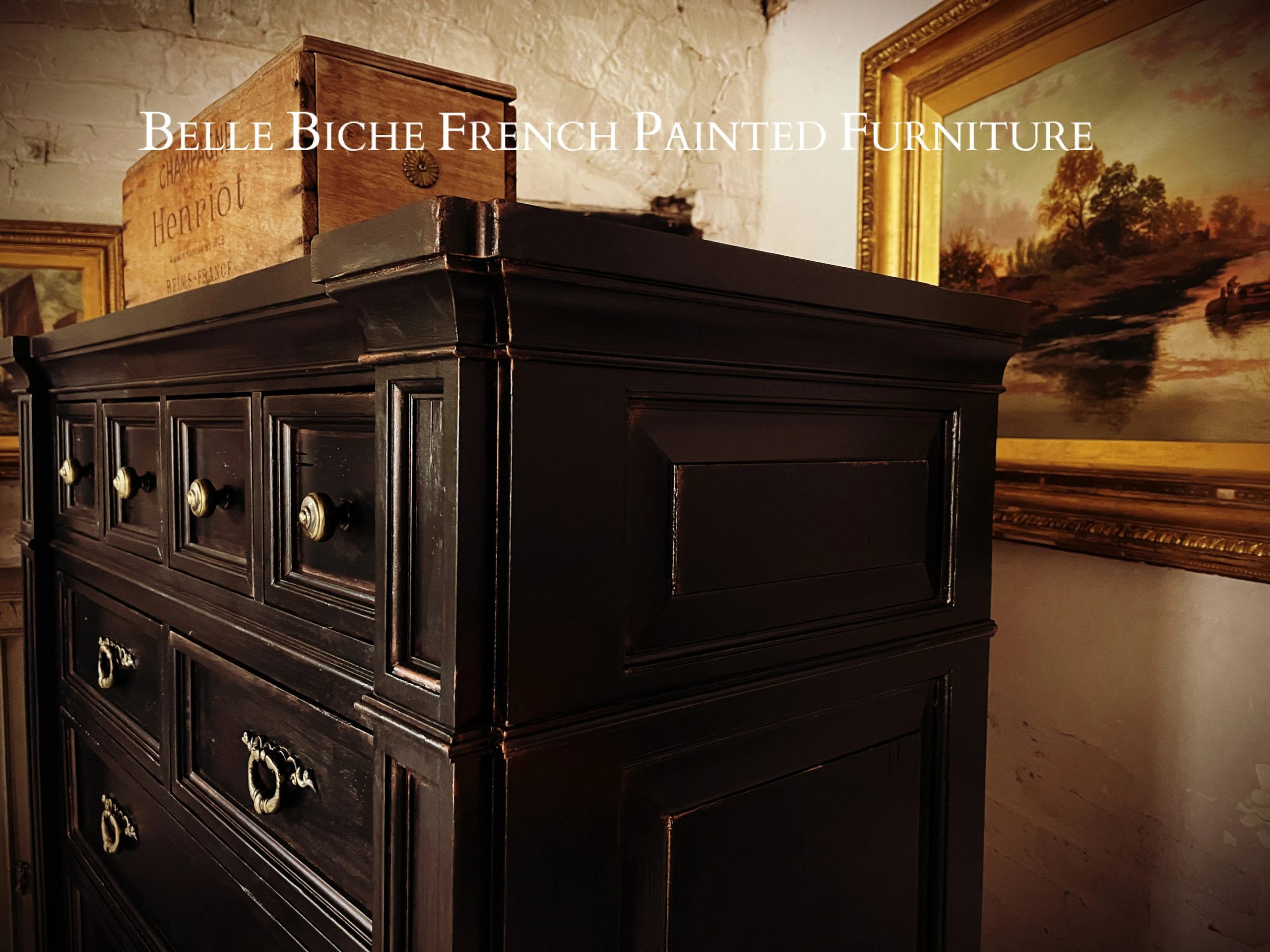 10-Drawer Tallboy Chest Commode