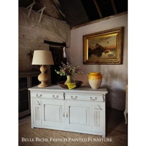 Gustavian Grey Two Door Low Dresser