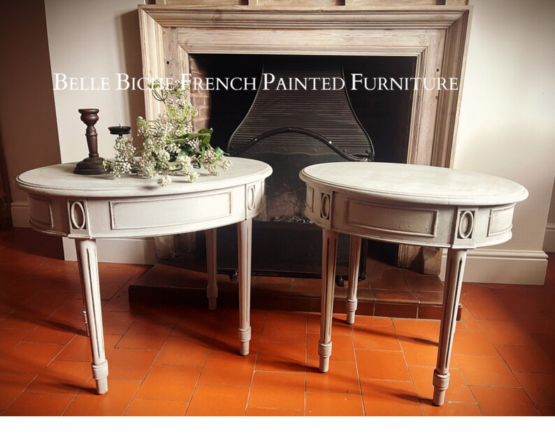 Set of Oval Side Tables