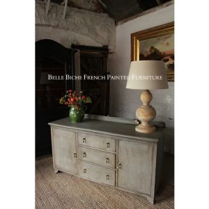 French Ash Grey Sideboard