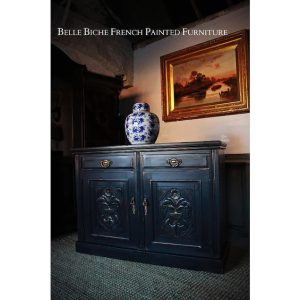 Noir Two Door Side Cabinet