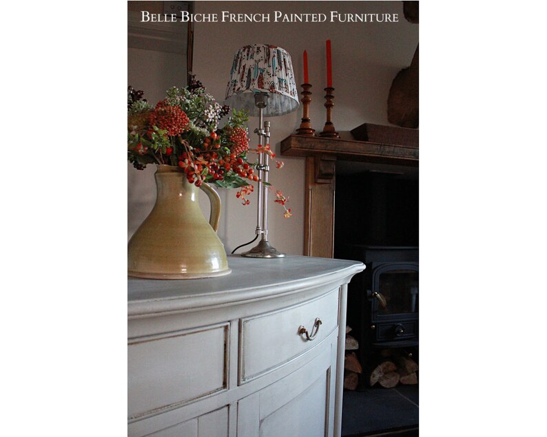 George III Style Bow Fronted 2-door Sideboard