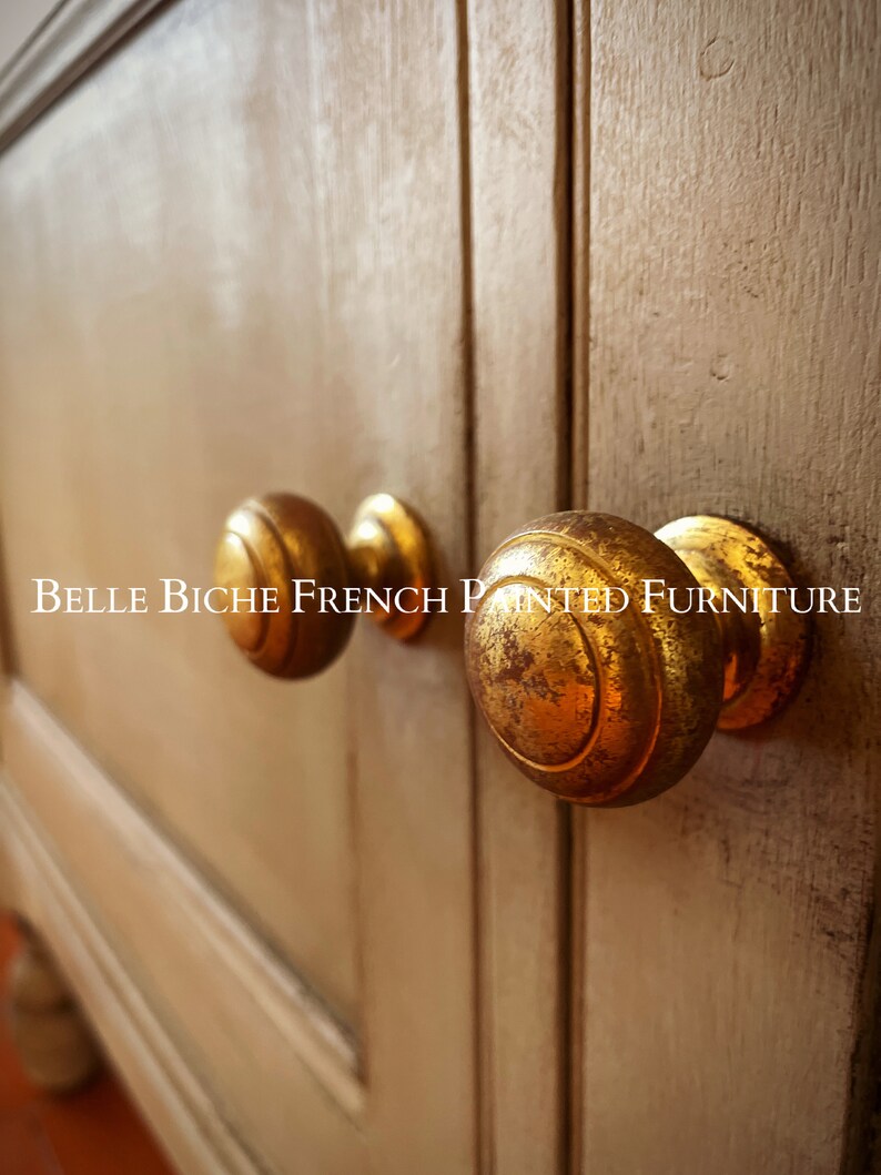 French Ash Grey 2-Door Oak Sideboard