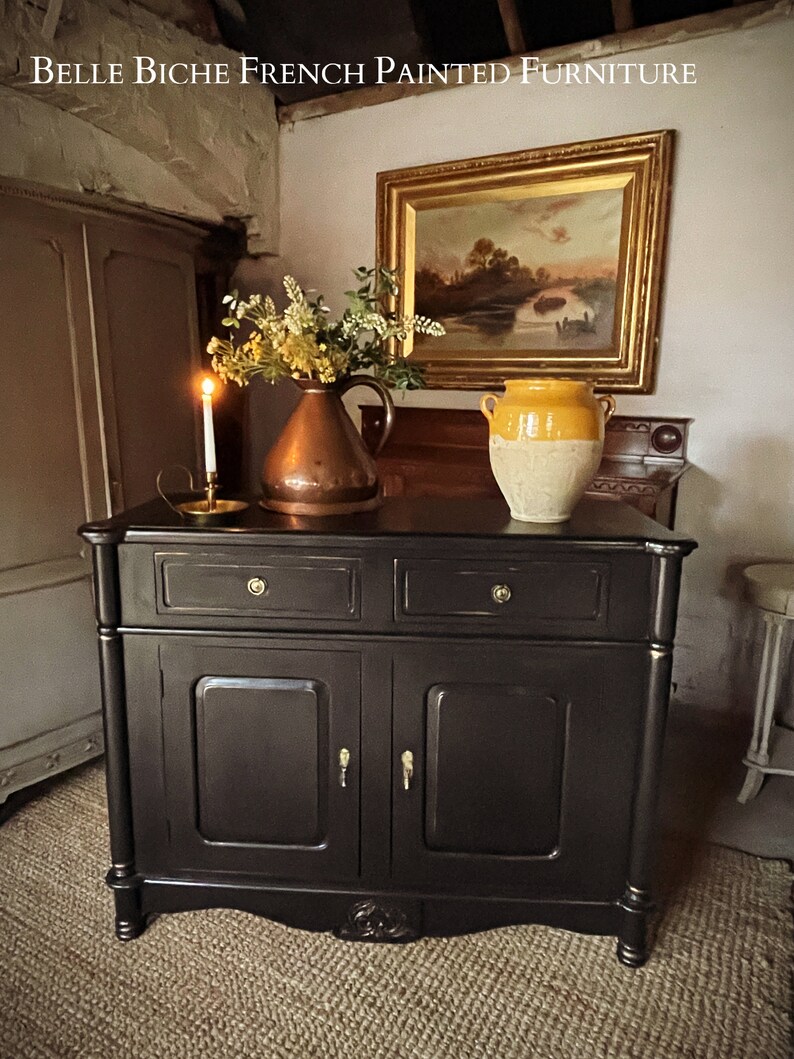 Spacious 2-Door Mahogany Side Cabinet