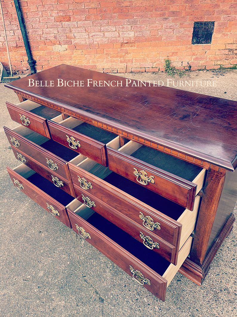 George III Style Mahogany Chest Commode