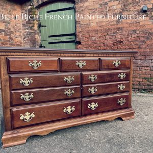 George III Style Mahogany Chest Commode
