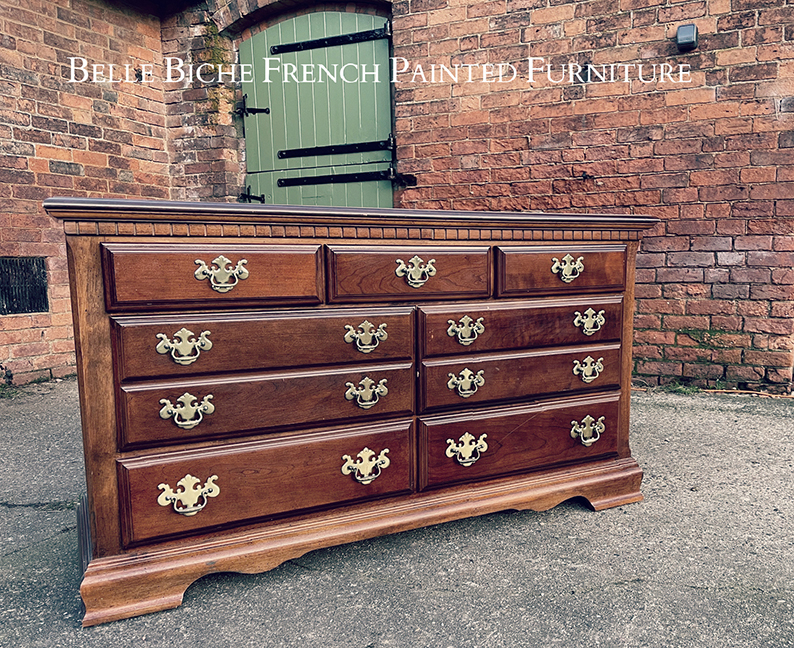 George III Style Mahogany Chest Commode