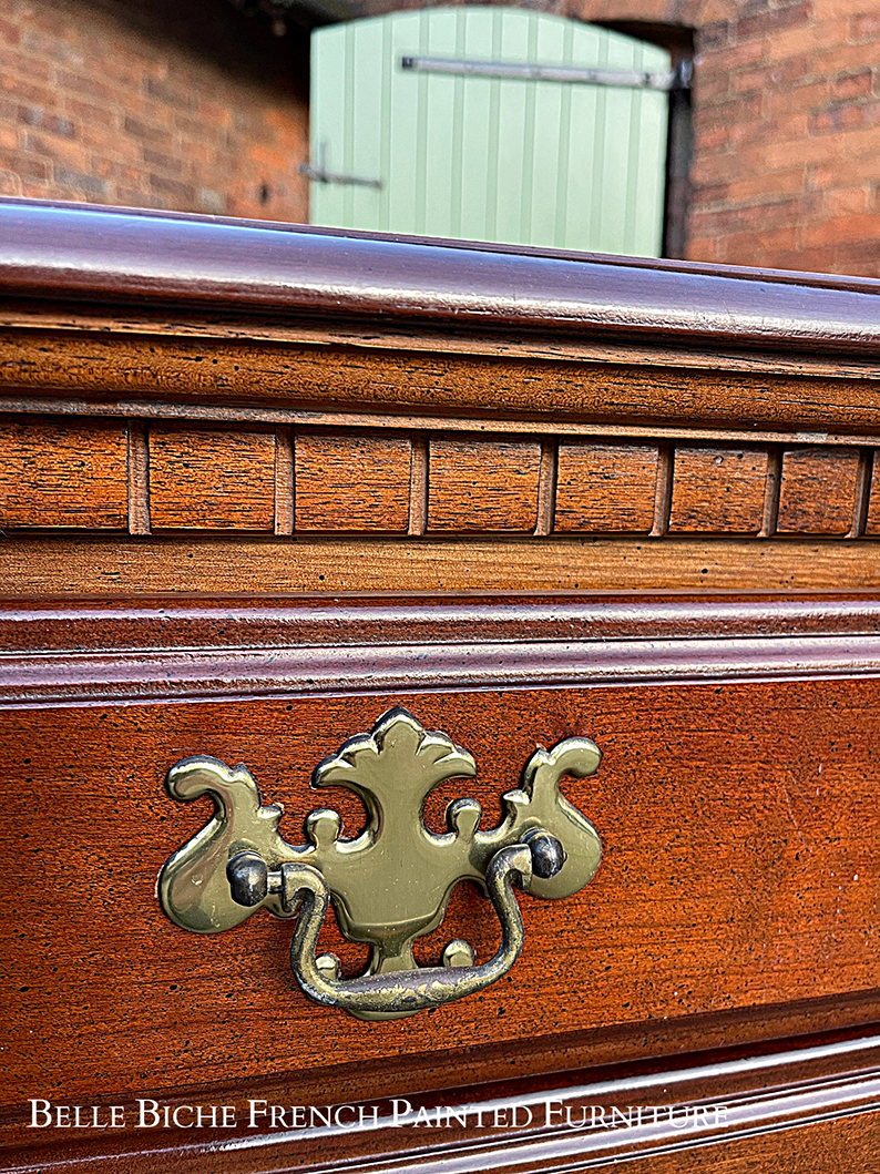 George III Style Mahogany Chest Commode