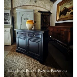 2-Door Colonial Style Mahogany Side Cabinet