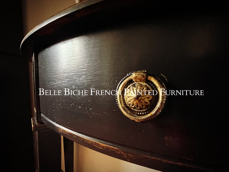 Demi Lune Mahogany Console