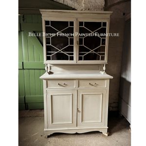 Georgian Style Glazed Dresser Display Bookcase
