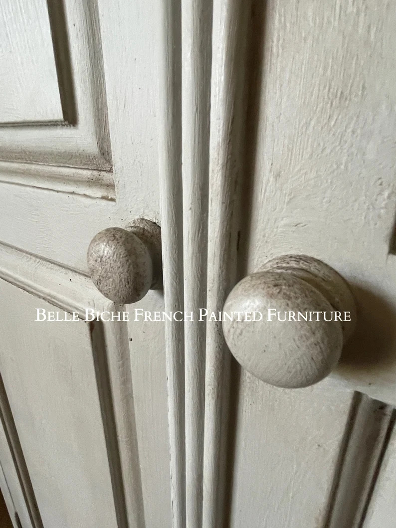 Gustavian Grey Spacious Bonnet Top Wardrobe