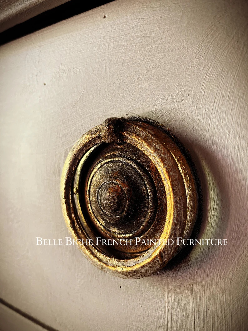 Original French Large 8-Drawer Chest Commode