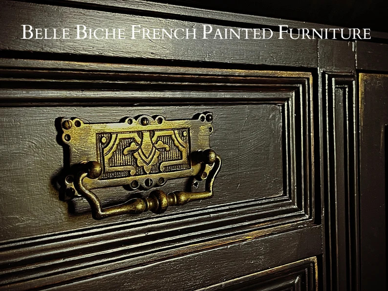 Edwardian Richly Carved Sideboard Server