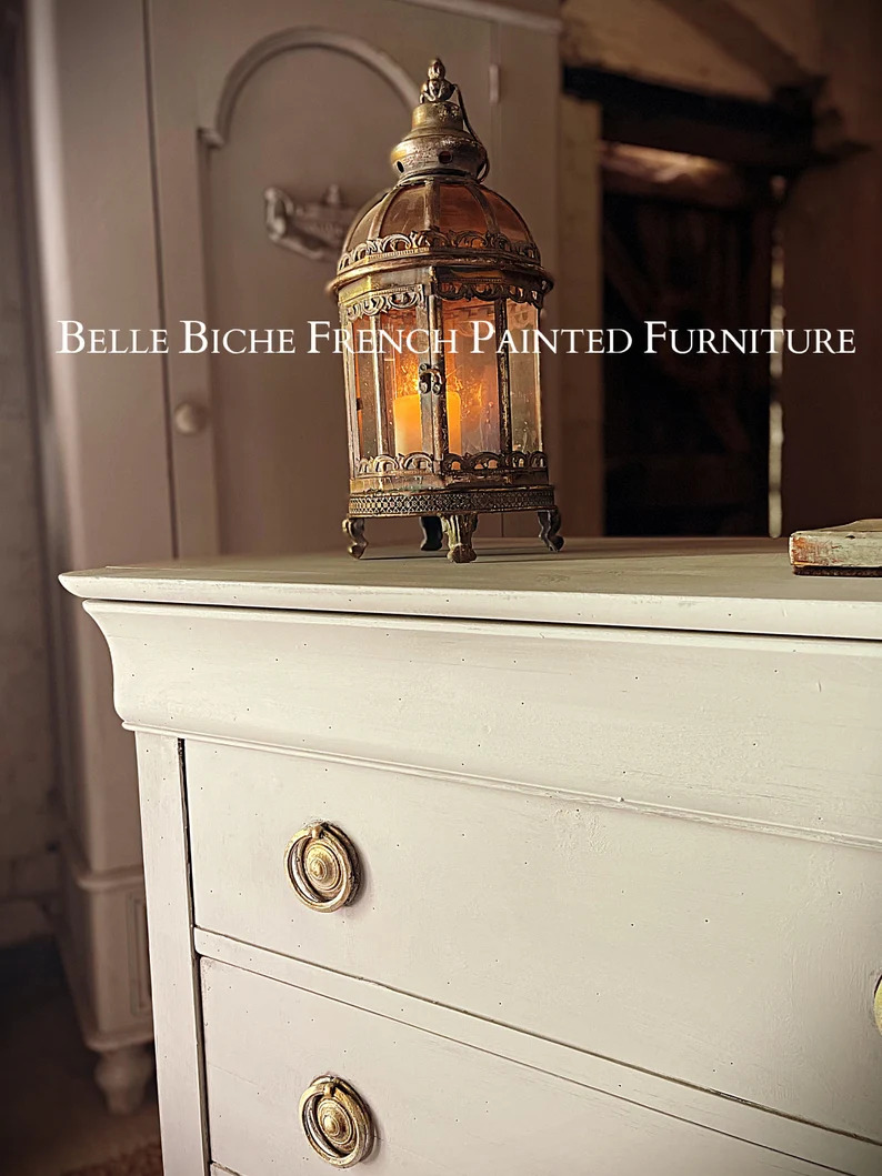 Original French Large 8-Drawer Chest Commode