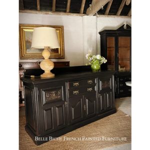 Edwardian Richly Carved Sideboard Server