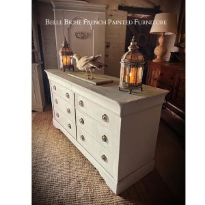 Original French Large 8-Drawer Chest Commode