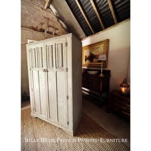 Jacobean Revival Edwardian Oak Wardrobe