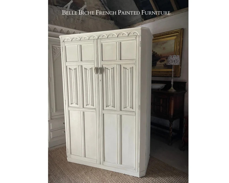 Rustic Edwardian Oak Wardrobe