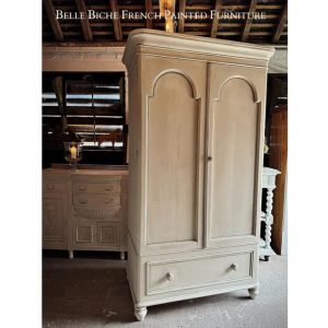 Gustavian Style Solid Pine Wardrobe