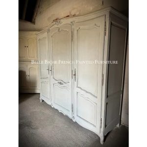 French Oak Triple Armoire