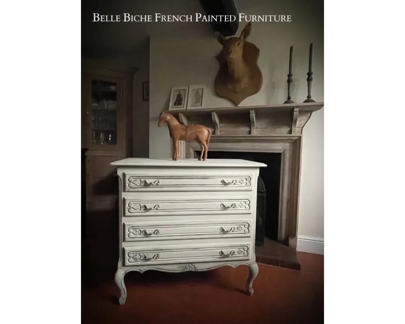 Provincial French 4-Drawer Commode