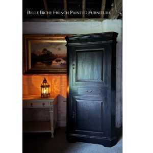 Noir Corner Cupboard