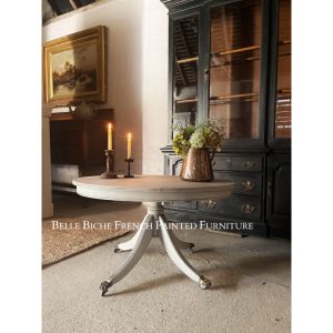 Gustavian Grey Georgian Style Oval Coffee Table