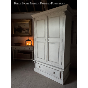 Handsome Provincial Style Solid Pine Double Wardrobe