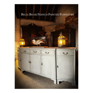 5-Door Reproduction George III Slim Line Bow Breakfront Sideboard Server